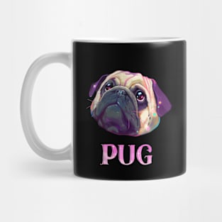 Sparkly Pug Mug